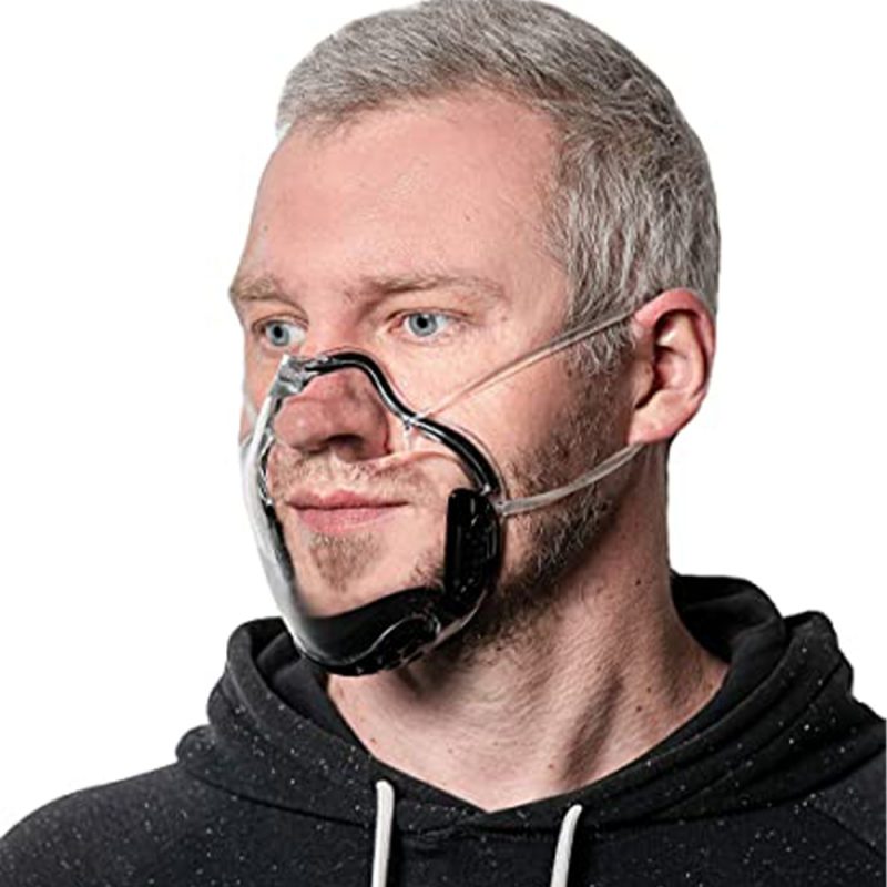 Transparent Reusable Nose and Mouth Shield
