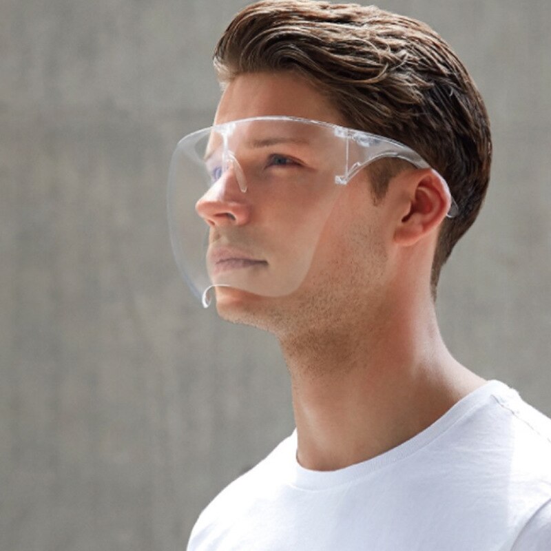 Stylish Transparent and Colourful Anti-Fogging Face Shield