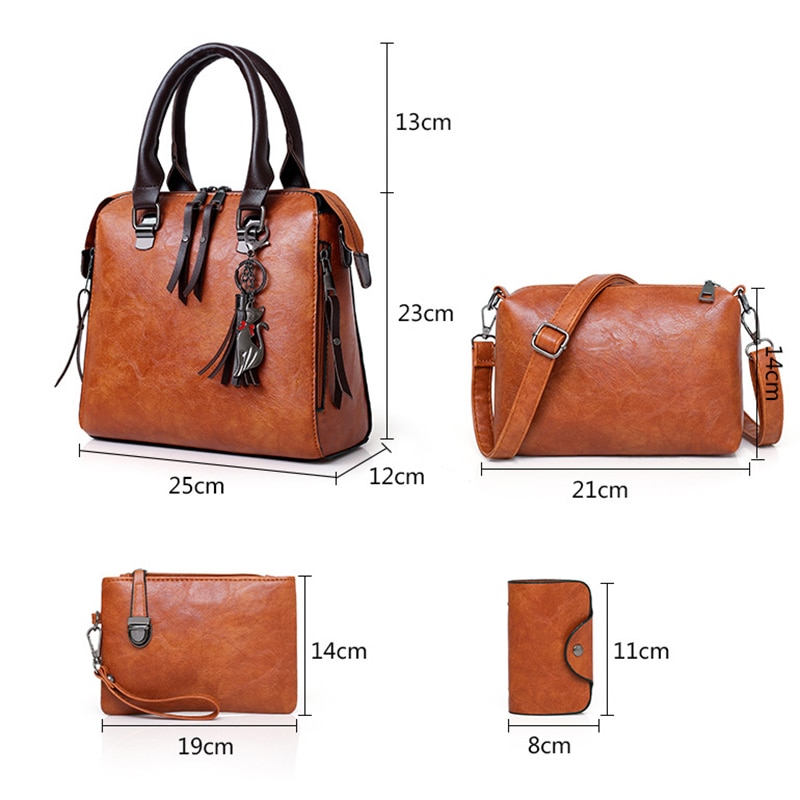 Luxury Shoulder Purse Clutch Bag Set