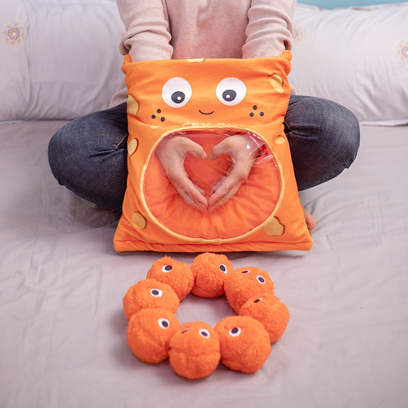Plush Cheesy Puffs Soft Stuffed Pillows